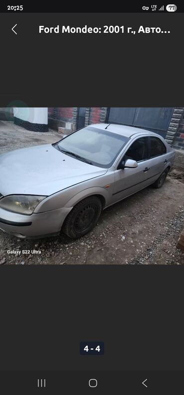фара на ман: Ford Mondeo: 2001 г., Седан