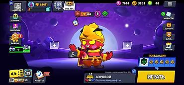 аккаунт блокс фрут: Игровой аккаунт Brawl Stars Основное: - Трофеи: 61 411 (рекорд 61 — 1