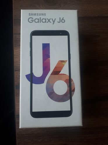 samsung 21es: Samsung Galaxy J6, 32 GB, rəng - Qara, Sensor, Barmaq izi, Face ID