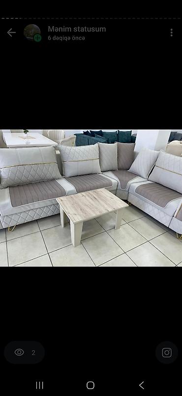 Divanlar: Künc divan, Yeni, Parça, Pulsuz çatdırılma — 2