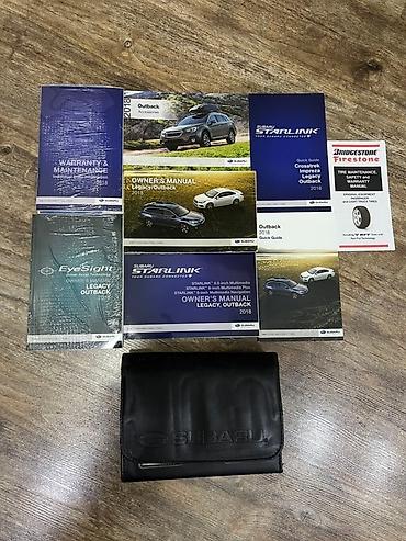 mai: Комплект руководств и литературы для Subaru Legacy/Outback 2018. В — 1