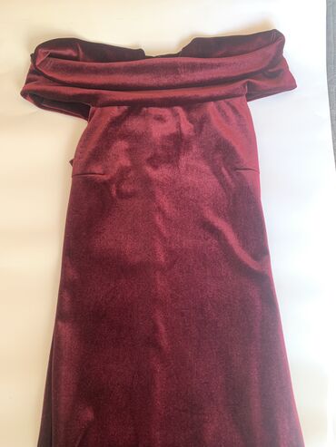 королевский бархат: Вечернее платье, Коктейльное, Короткая модель, Бархат, S (EU 36)