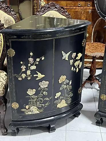 thonet stolice prodajem: Stilske ugaone komode (2 komada) - Stara Kina - RUČNI RAD 🪑✨ Dobro — 8