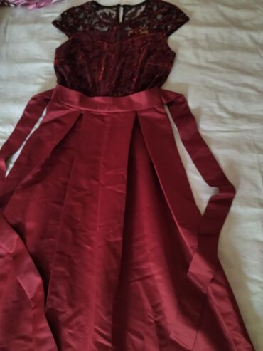 qırmızı don: Вечернее платье, Макси, S (EU 36)