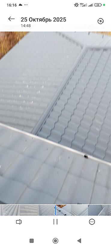 Металлочерепица: Металлочерепица – готовая кровля серого цвета - Профилированные — 1