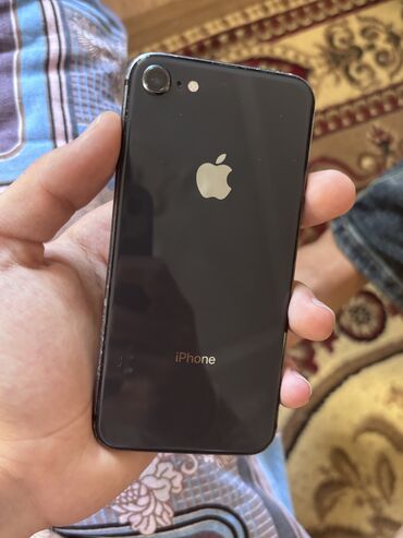 iphone чехол защита: IPhone 8, 64 ГБ, Black Titanium, Отпечаток пальца