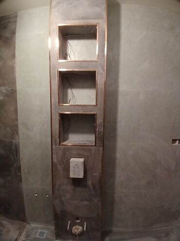 Plitə işləri: Xidmət: Hamam/Tualet kafel-metlax və niş qurulması Təsvir: - — 6