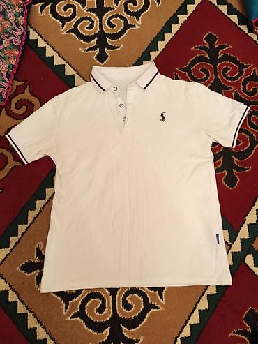 поло свитер: Мужская рубашка, M, Polo Ralph Lauren, Б/у, цвет - Белый, Самовывоз — 1