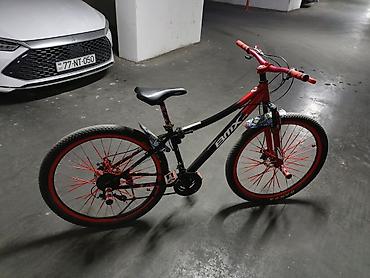 İdman velosipedləri: BTMX GTR 299 dağ/şəhər velosipedi - Rəng: qara-qırmızı kombinasiyası — 2