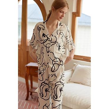 Домашние костюмы: Домашний костюм, Рубашка, Штаны, Шорты, Хлопок — 10