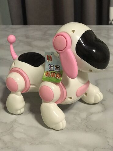детский робот: Робот собачка в подарок фонарь