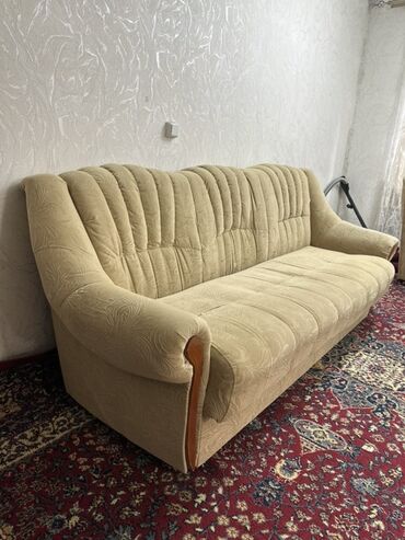 офисные кресла ош: Ашкана үчүн жумшак бурчек, түсү - Саргыч боз