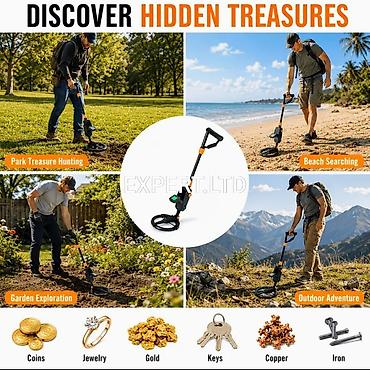 metal axtaran: MD1008A Mini Metal Detector – kompakt, istifadəsi rahat, kəşf üçün — 2