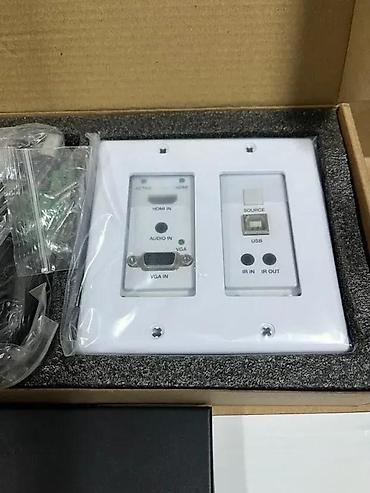 Aksesoari za TV i video: HDBaseT 2.0 HDMI/VGA/USB zidni predajnik sa prijemnikom – ekstender i — 7