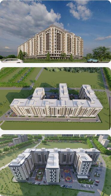 Продажа домов: 2 комнаты, 63 м², Элитка, 9 этаж, ПСО (под самоотделку)