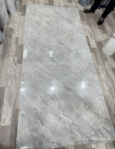 Vinil divar kağızı, oboy: Mərmər effekti verən PVC divar panelləri. 1.Arxası özü — 5