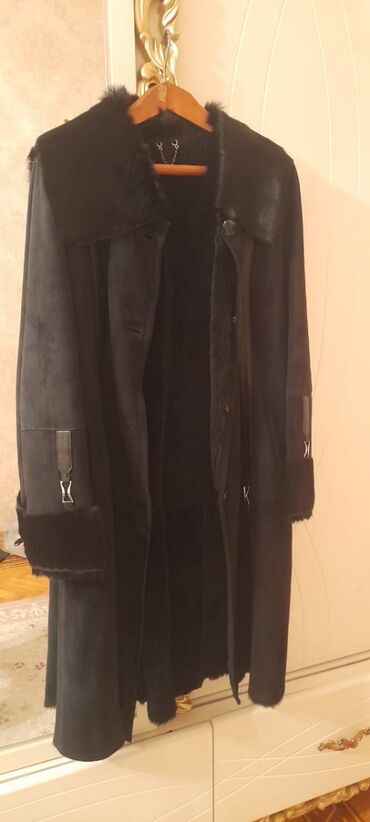 пальто женское ош: Palto M (EU 38), L (EU 40), XL (EU 42), rəng - Qara