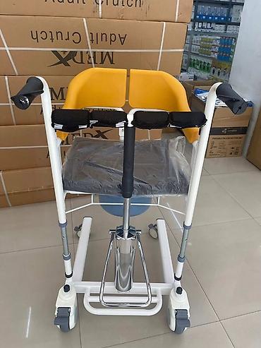 qan alma kuşetkası: Pasiyent köçürmə və sanitar kreslosu – çoxfunksiyalı mobil lift - — 9