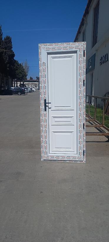 plastic qapi: Yeni Plastik qapı 80x200 sm Zamok və çərçivə ilə, Zəmanətli, Pulsuz quraşdırma, Pulsuz çatdırılma, Rayonlara çatdırılma — 2