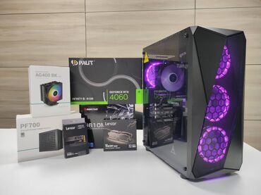 Masaüstü kompüterlər və iş stansiyaları: Gaming and Design PC Oyun kompüteri Masaüstü kompüter YENIDIR