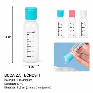 KMT Providna boca za tečnosti 60 ml – sa stepenim oznakama Kompaktna