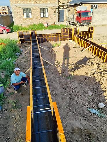 Бетонные работы: Фундамент монолит лестница куйабыз — 21