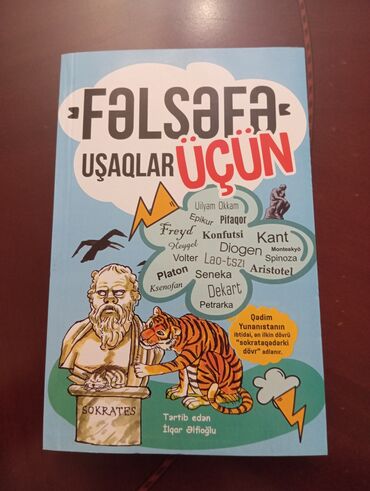 Digər kitablar və jurnallar: Uşaq üçün fəlsəfə kitabıdır bele kitab mağazalarında 10₼ di satışı