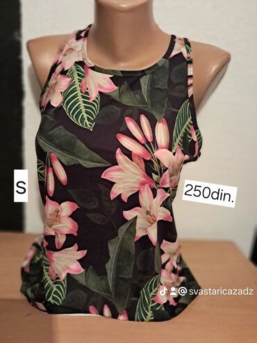 Majice kratkih rukava: Zara, S (EU 36), Saten, bоја - Šareno — 5