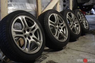 зимние шины на ниву 21214: Дөңгөлөктөр монтажда 215 / 45 / R 17, Кыш, Колдонулган, Комплект, Жеңил унаалар, Куйма, тешиктери - 5