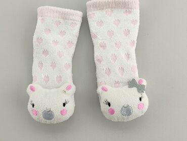 białe wełniane skarpety: Socks, condition - Fair