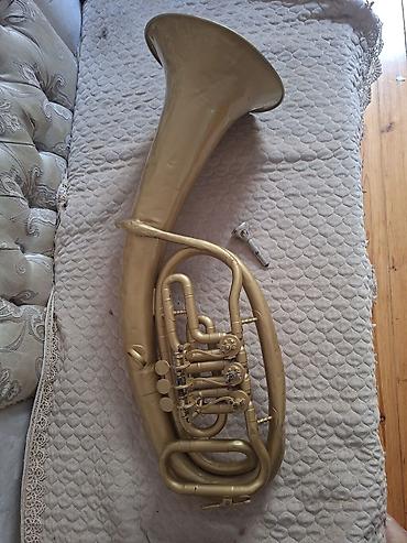 Спорт и хобби: Şaquli tenor/alt bariton (helicon tərzində) nəfəs aləti 050320 37 40 — 1