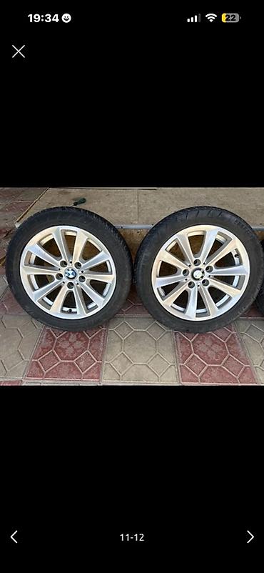 bmw 3: Литые Диски R 17 BMW, Комплект, отверстий - 5, Б/у — 3