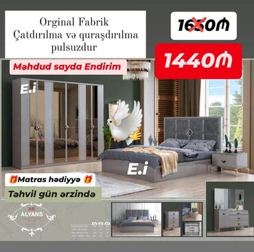 Masa və oturacaq dəstləri: Yataq desti yeni