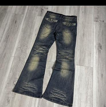 рваные джинсы: Джинсы клеш Rick Owens X L.G.B. type — 1