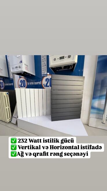 Kombilər: Yeni Seksiyalı Radiator Mirado, Alüminium, Kredit var