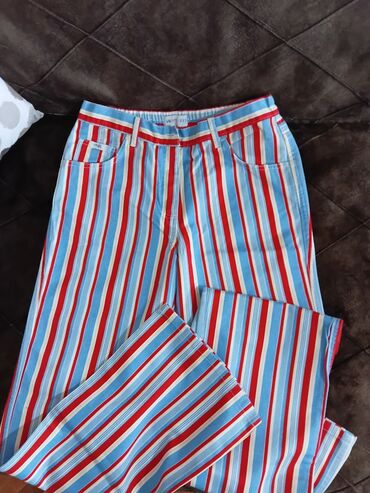 Pantalone: S (EU 36), Normalan struk, Ravne nogavice — 2