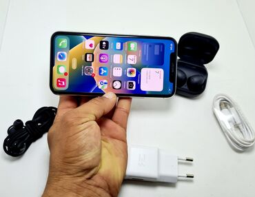 компютеры ош: IPhone 11 Pro, Колдонулган, 64 ГБ, Ак, Кулакчындар, Заряддоочу түзүлүш, Коргоочу айнек, Бөлүп төлөө менен, 100 %