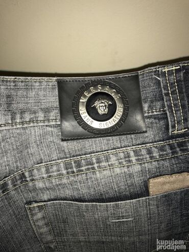 Farmerke: Original VERSACE farmerice 36 NOVE 100% cotton Polustruk 48cm — 1