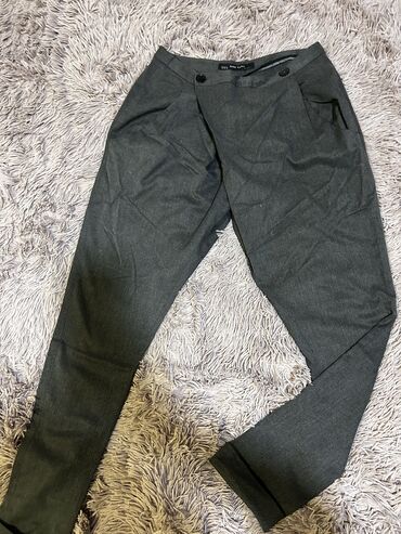 begi pantalone: Pantalone Zara, XS (EU 34), S (EU 36), bоја - Siva