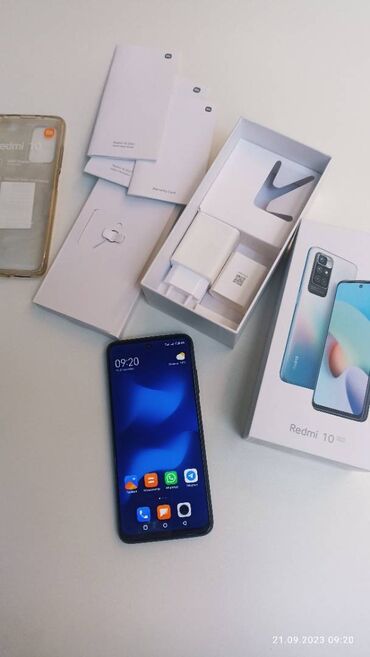 телефон 2022: Xiaomi, Redmi 10, Б/у, 64 ГБ, 2 SIM