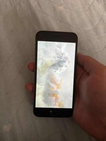 ayfon 6s ikinci el: IPhone 6s, 32 GB, Gümüşü, Barmaq izi