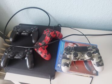 соник 3: Продаю сони 4, Sony PlayStation 4 slim 500 Гб, работает прекрасно, не