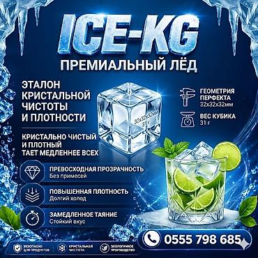 лёд ош: Лёд пищевой ( центр города) Доставим за час. Мы в центре города . Есть — 1