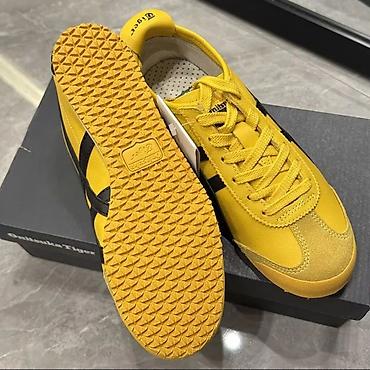krosovkalar: Onitsuka Tiger Mexico 66 🟡 Rəng: Sarı/Qara 📦 Yeni, qutuda 👟 Rahat və — 4