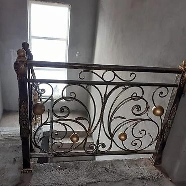 Изготовление перил: Изготовление перил Материал: Кованное железо, Наружные, Бесплатный замер — 220
