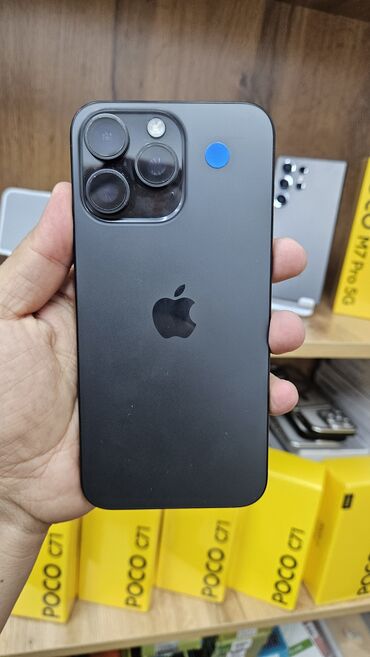 бу телефоны в ош: IPhone 15 Pro Max, Колдонулган, 256 ГБ, Black Titanium, Коргоочу айнек, 91 %