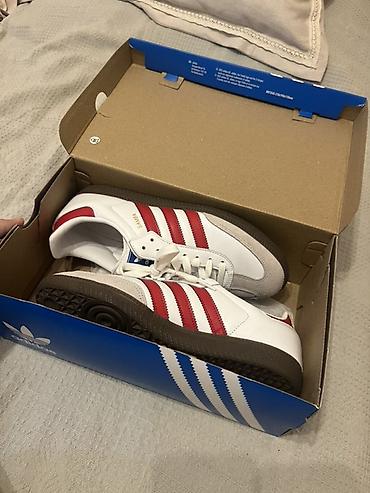 adidas krasovka: Adidas Samba OG idman ayaqqabısı Orijinal - Model: Samba OG - Rəng: ağ — 1