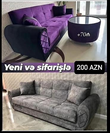sunger: Divan, Qonaq otağı üçün, Parça, Bazalı, Açılan — 1