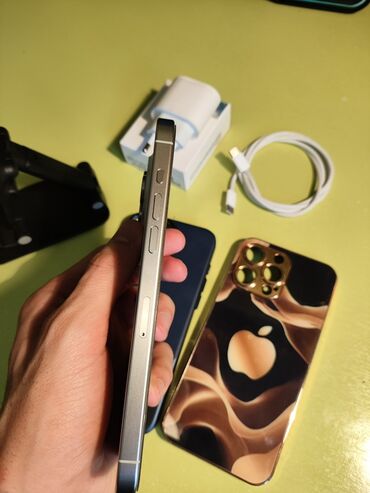 Apple iPhone: IPhone 15 Pro Max, Б/у, 256 ГБ, Белый, Зарядное устройство, 81 % — 7