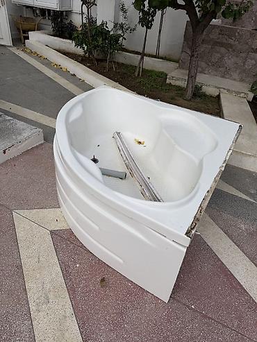 Vannalar: Künc tipli akril vanna - Forma: üçbucaq/künc quruluşlu, ön hissədə — 2
